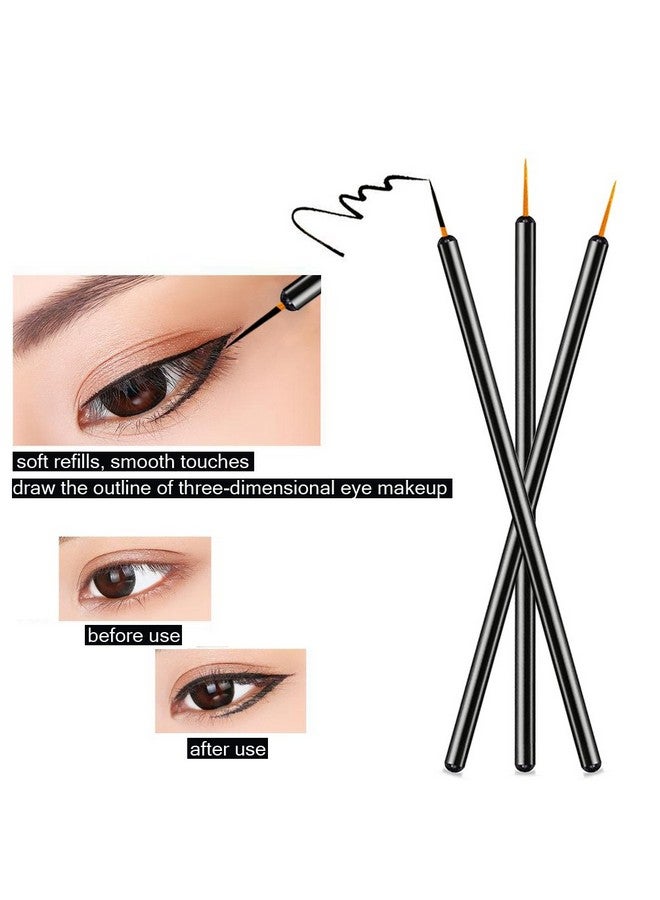 JASSINS K Disposable Eyeliner Brush, Jassins Eye Liner Applicator Cosmetic Eye Wands Makeup Tool - Image 3
