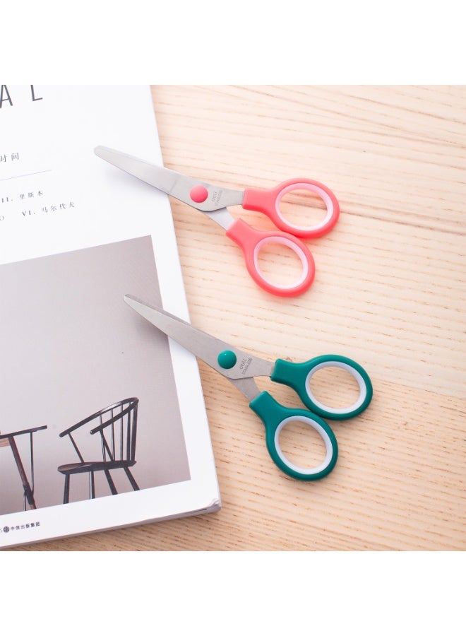 Deli مقص المدرسة 6007 (132 مم) - أحمر أو أخضر - Image 3