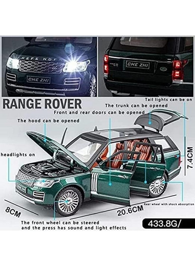Sky Tech® Big Size Range Rover SUV Car 1:24 Scale Model Car Exclusive Alloy Metal Pull Back Die-cast Car Pullback Toy car Openable Doors & Light Music Best Gifts Toys Kids【Colors as Per Stock】 - Image 2