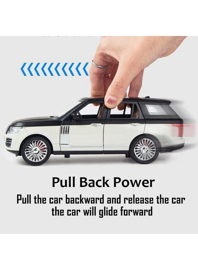Sky Tech® Big Size Range Rover SUV Car 1:24 Scale Model Car Exclusive Alloy Metal Pull Back Die-cast Car Pullback Toy car Openable Doors & Light Music Best Gifts Toys Kids【Colors as Per Stock】 - Image 4