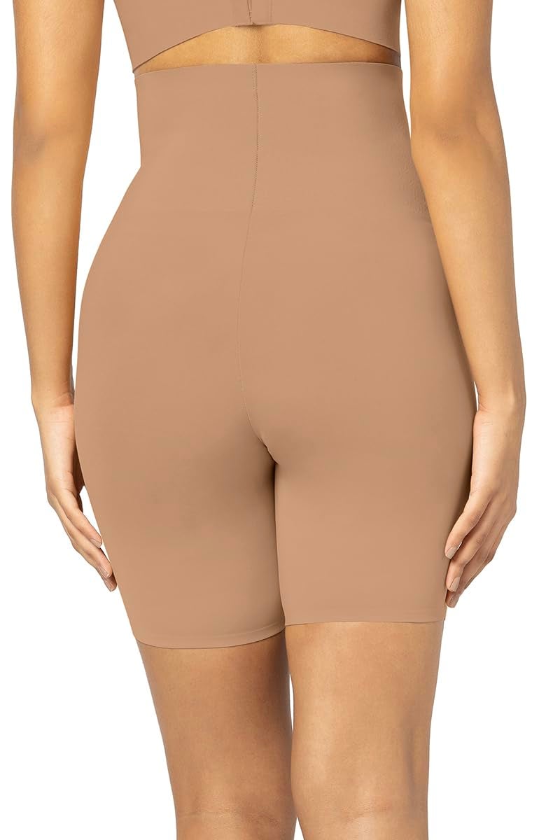 Amante أمانتي نساء ضغط عالي خصر مرتفع مشد الساقين (بيج، م) - Image 3