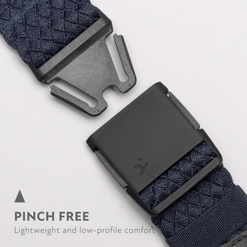 Arcade The Futureweave Unisex Vapor Belt 4 Way Repreve Stretch Webbing NonMetal Travel Friendly A2 Buckle Blue - Image 3