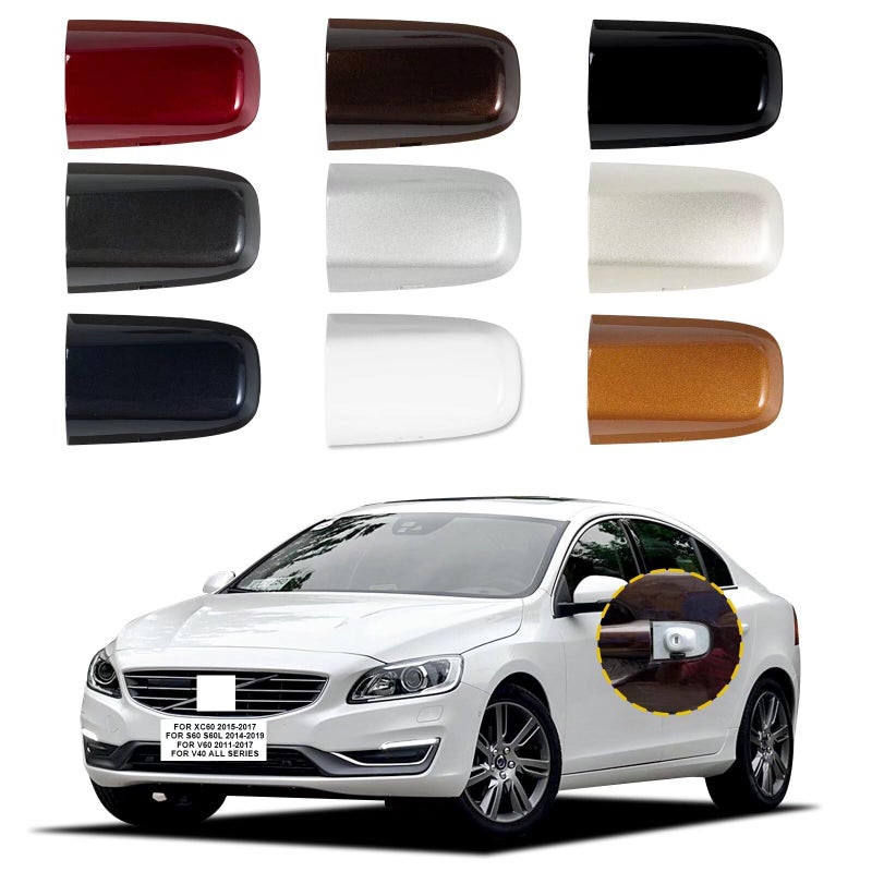 Goholy Car Exterior Door Handle Cap Compatible with Volvo XC60 20152017S60 S60L 20142019V60 20112017V40 All Series 39819800 31349578 Door Handle Cover Accessories Lock Cap Pure LCE White - Image 3