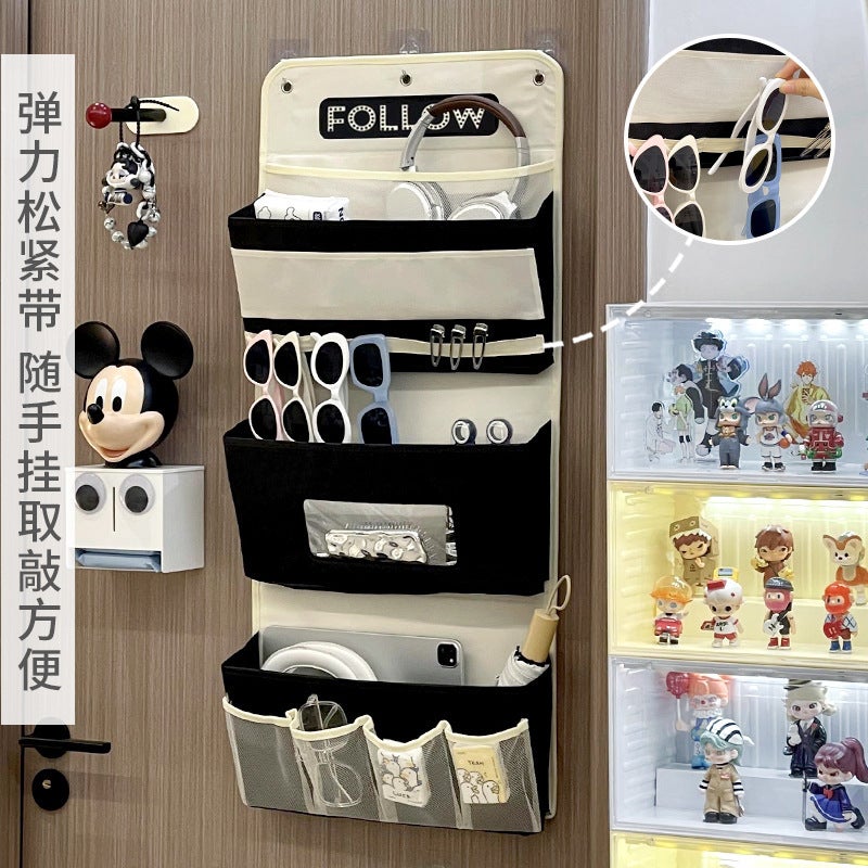 Supply Dormitory Storage Artifact Door Hanging Pocket Wall-Mounted Bedside Storage Bag Wardrobe Storage Bag - Image 4