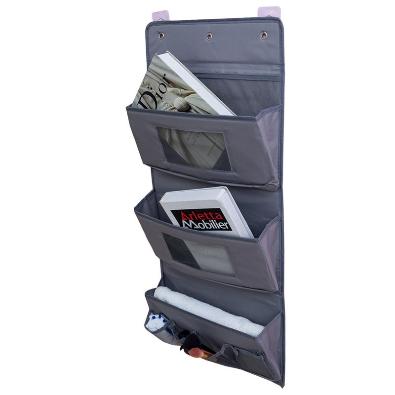 Supply Dormitory Storage Artifact Door Hanging Pocket Wall-Mounted Bedside Storage Bag Wardrobe Storage Bag - Image 1