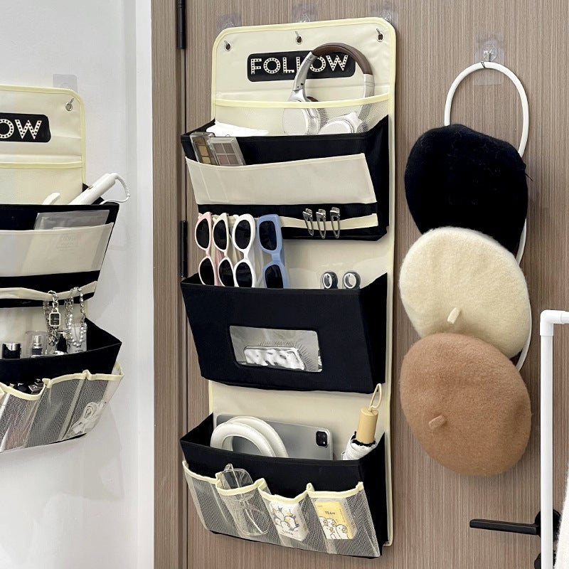 Supply Dormitory Storage Artifact Door Hanging Pocket Wall-Mounted Bedside Storage Bag Wardrobe Storage Bag - Image 5