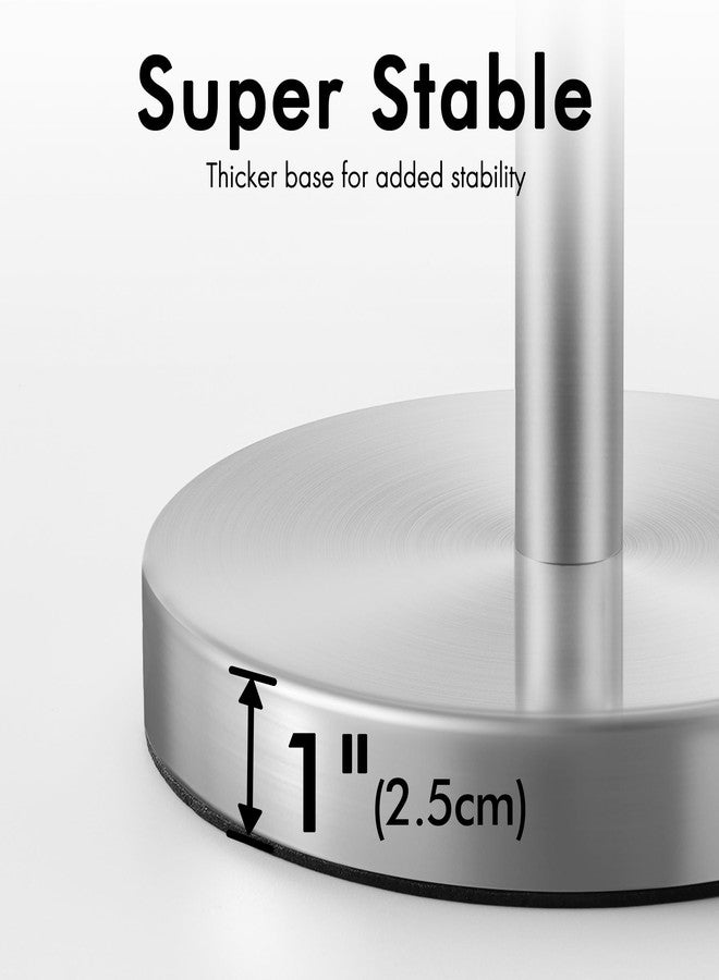 KES Toilet Paper Storage Stand, Freestanding Bathroom Toilet Paper Holder Storage for 3 Rolls SUS304 Stainless Steel Brushed Nickel, BPS201S39-2 - Image 3