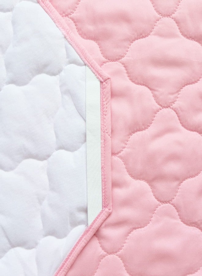 Biloban Cot Sheet for Standard Size Daycare/Pre-School Cot Kids Nap Mat Sheet 23" x 51", Children’s Naptime Cot Sheet, Breathable Nap Mat for Boys and Girls, Pink - Image 5