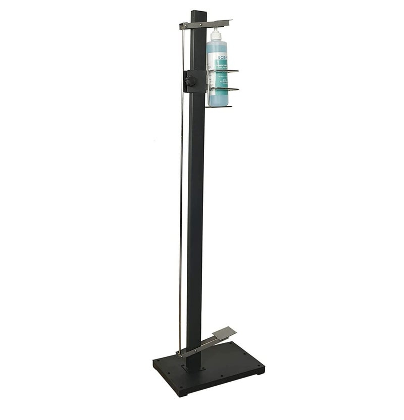 LIFE TIME Touch Free Foot Pedal Activated Hand Sanitizer Dispenser Stand - 100% Mechanical - Image 1