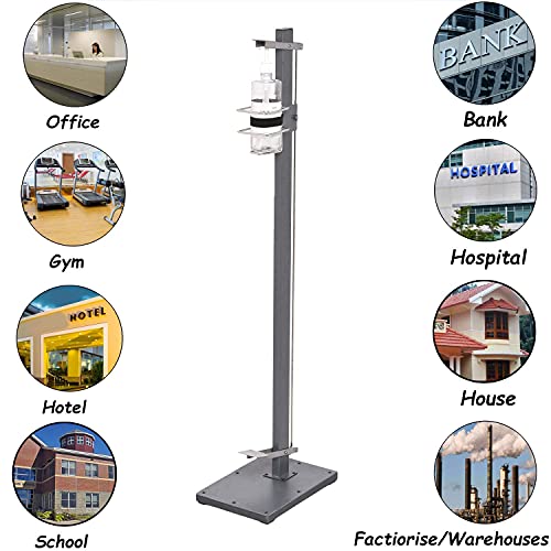 LIFE TIME Touch Free Foot Pedal Activated Hand Sanitizer Dispenser Stand - 100% Mechanical - Image 3