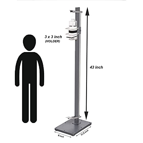 LIFE TIME Touch Free Foot Pedal Activated Hand Sanitizer Dispenser Stand - 100% Mechanical - Image 2
