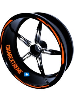 Çınar Extreme 3 Piece Design Rim Strip Sticker Reflective & Fluorescent Colors 