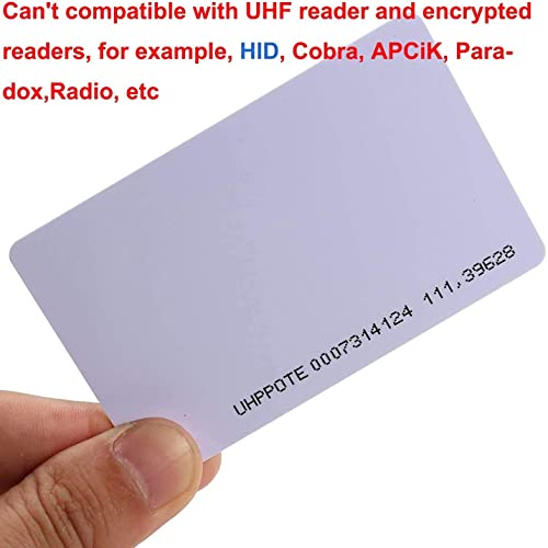 UHPPOTE Contactless 125kHz RFID Proximity Smart Card 0.8mm Thick for Access Control System & Time Attandance (Read only, 50 Pack) - Image 5