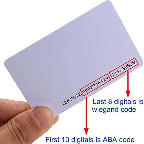 UHPPOTE Contactless 125kHz RFID Proximity Smart Card 0.8mm Thick for Access Control System & Time Attandance (Read only, 50 Pack) - Image 4