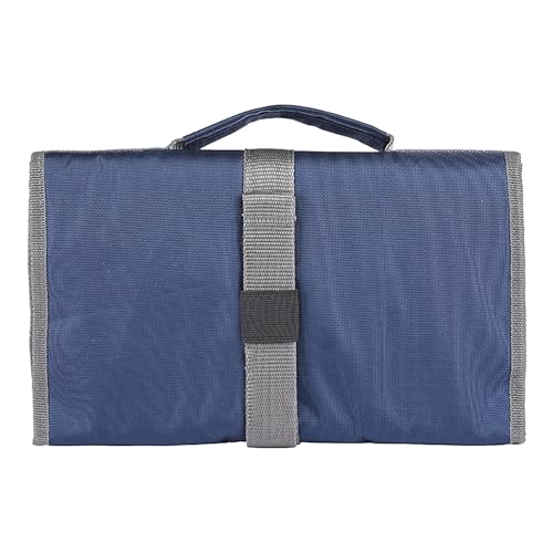 Swiss Military WRAPPER TW6 Multi-Functional Elastic Holders Organizer Pouch for Cables, Power Bank, Travel Charger, USB, Earphones, Memory Cards, Water-Resistant & Organizer Bag for Men & Women-Blue - Image 2