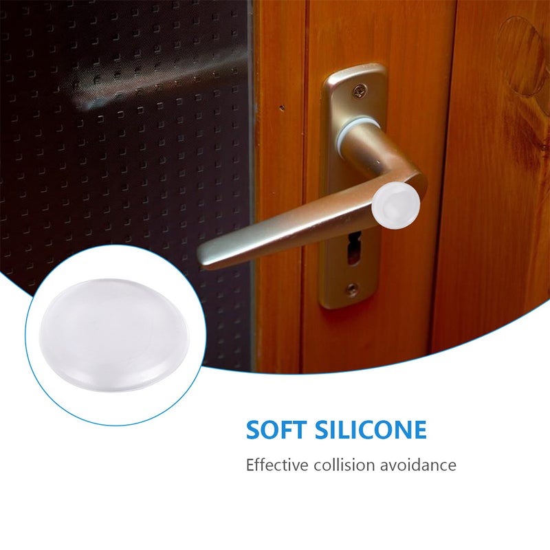 8 pcs Round Door Handle Bumpers Wall Protectors Adhesive Bumper Guard Door Stoppers - Image 5