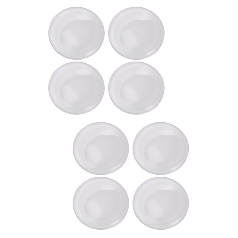8 pcs Round Door Handle Bumpers Wall Protectors Adhesive Bumper Guard Door Stoppers - Image 1
