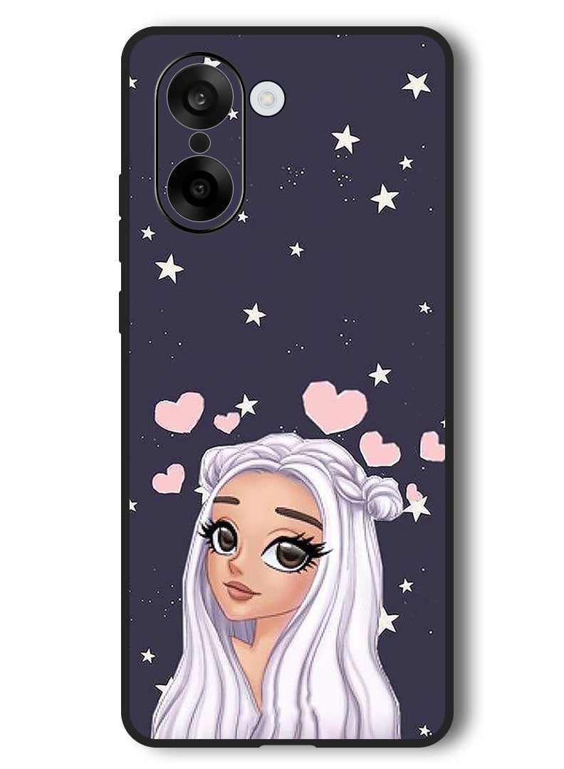 Theodor Case Compatible with OnePlus Nord CE 5 6.77 Inch Protection Shockproof Bumper Cover Love Star Background - Image 1