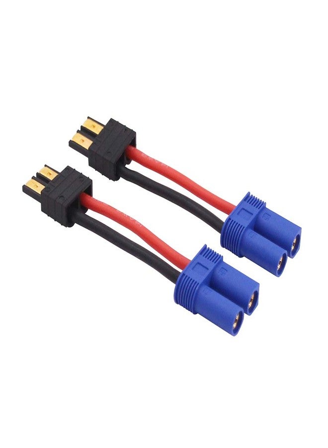 OliRC 2pcs EC5 Female Connector Adapter with 14awg 5cm Cable(C114-2) - Image 1