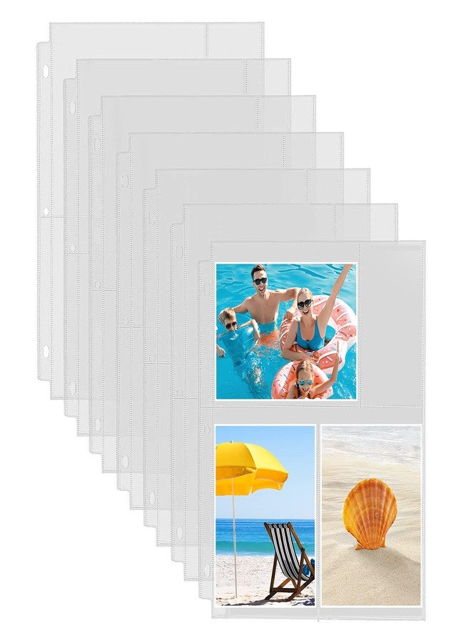 Fabmaker مجموعة فاب ميكر من 30 غلافًا للصور لمجلدات بثلاث حلقات - (4×6، لـ 180 صورة)، واقيات صفحات أرشيفية، صفحات بلاستيكية شفافة لإعادة التعبئة، أغلفة للبطاقات البريدية، خالية من الأحماض - Image 1