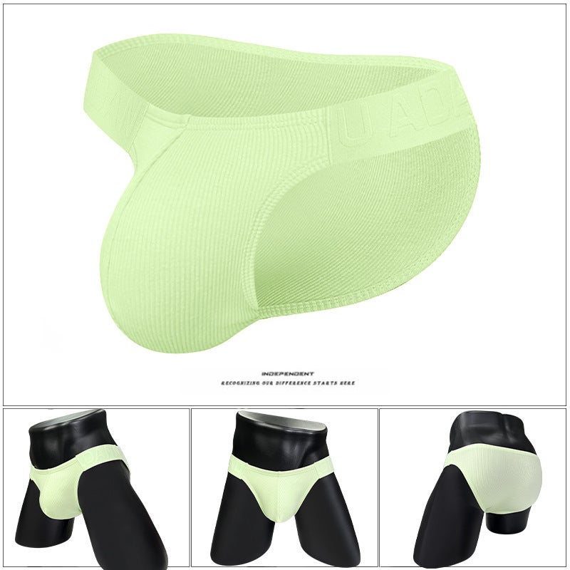 Adannu High-Cut Men'S Underwear With Embossed Waistband, Ribbed Cotton, Thin And Soft, No Side Wings Ad756 - Image 5