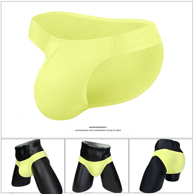 Adannu High-Cut Men'S Underwear With Embossed Waistband, Ribbed Cotton, Thin And Soft, No Side Wings Ad756 - Image 4
