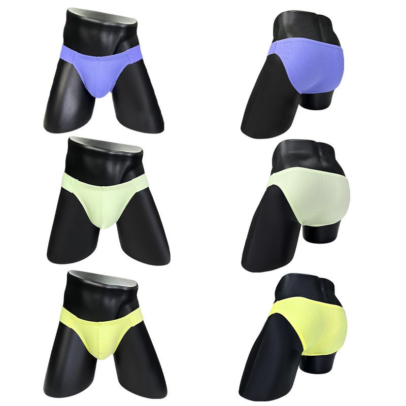 Adannu High-Cut Men'S Underwear With Embossed Waistband, Ribbed Cotton, Thin And Soft, No Side Wings Ad756 - Image 2