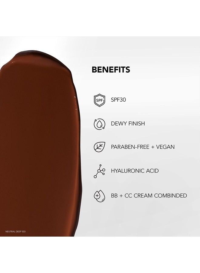 CLE Cosmetics CCC Cream Foundation, Color Control and Change Cream That's a BB and CC Cream Hybrid, Multi-purpose Beauty Primer and Facial Foundation for the Best Skin Ever, 1 fl oz SPF 50 (Medium Lig - Image 2