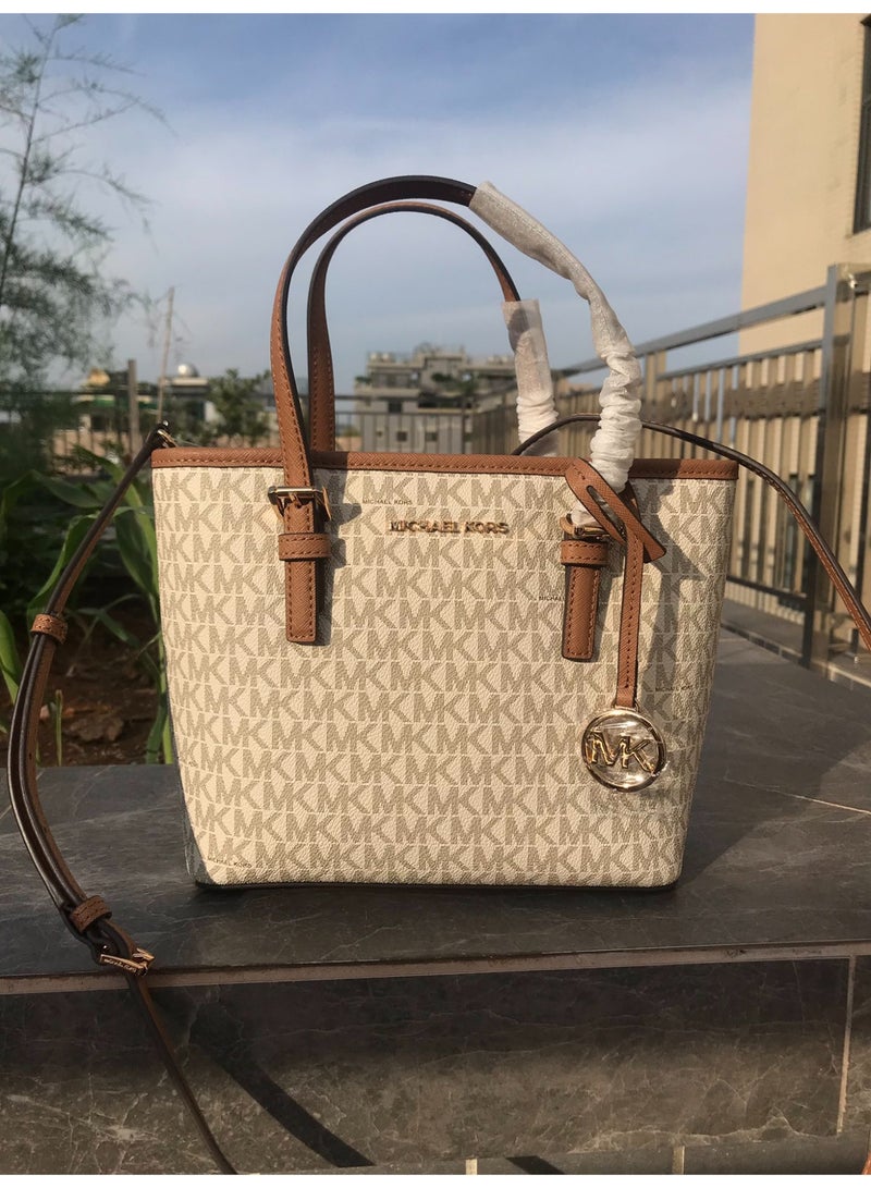 Michael Best-Selling MK Classic Market Basket Bag – Small Size, Long Shoulder Strap, Handheld & Crossbody – Suitable for Various Occasions, 23CM - Image 1