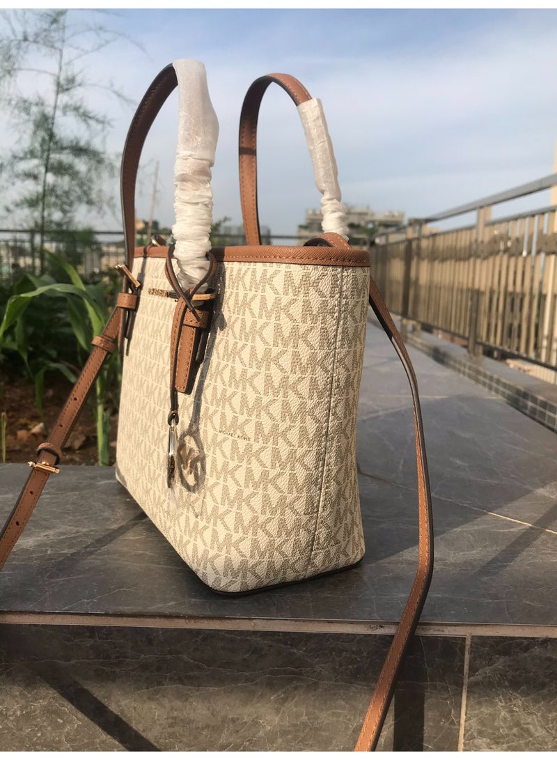 Michael Best-Selling MK Classic Market Basket Bag – Small Size, Long Shoulder Strap, Handheld & Crossbody – Suitable for Various Occasions, 23CM - Image 2