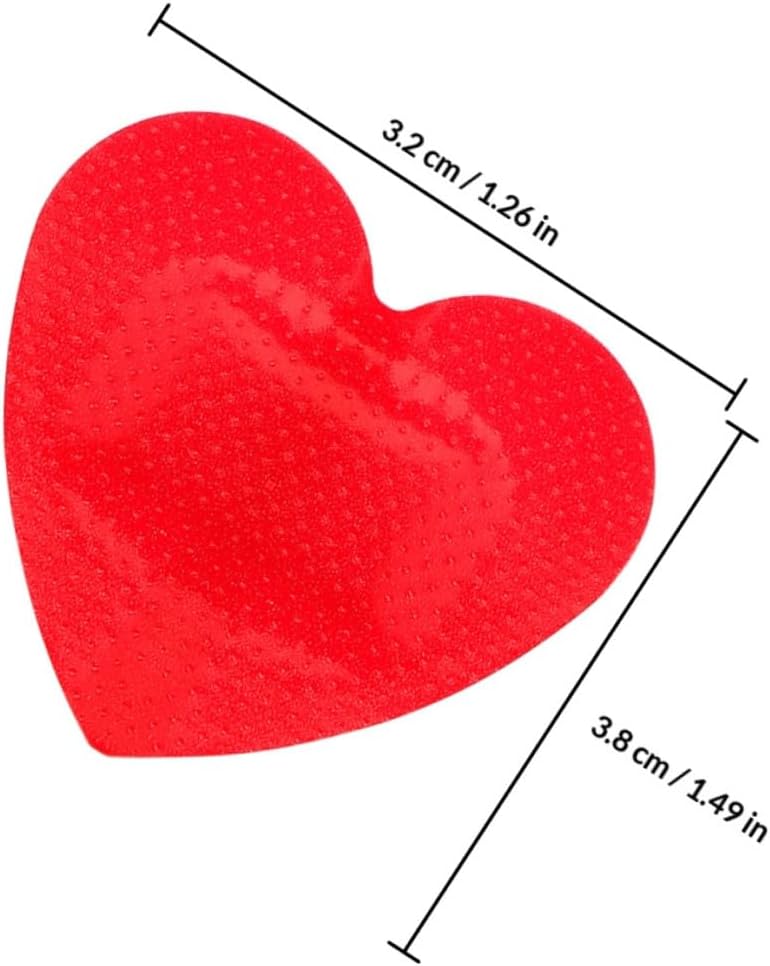 Heart Shaped Adhesive Bandages 20pcs Small Waterproof Breathable Plasters Cute Heart Design for First Aid Wound Care - Image 2