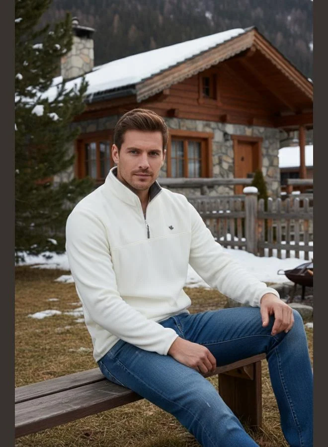 Buratti  Buratti Slim Fit Anti-Pilling Non-Pilling Bato Collar Winter Raised Polar Fleece Men's POLAR 5906001 for Men | Best Price UAE