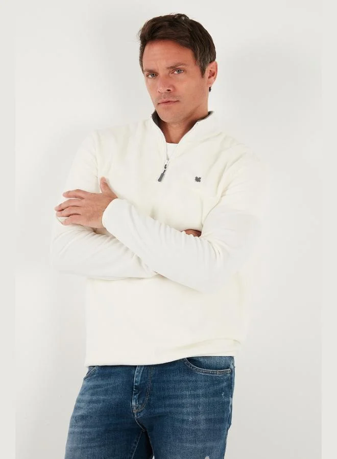 Buratti Slim Fit Anti-Pilling Non-Pilling Bato Collar Winter Raised Polar Fleece Men's POLAR 5906001