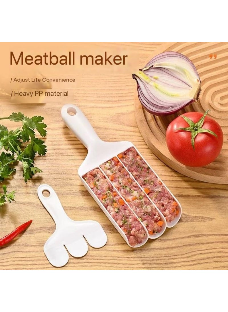 ALPHAven ALPHAven Small Multifunction Fritters Maker Creative Fritters Scoop MultiFunction Ball Maker Portable Maker for Making Cake Balls Ice Cream Spoon Doughnut Hand Cutting Scoop 2pc Set  - Image 3