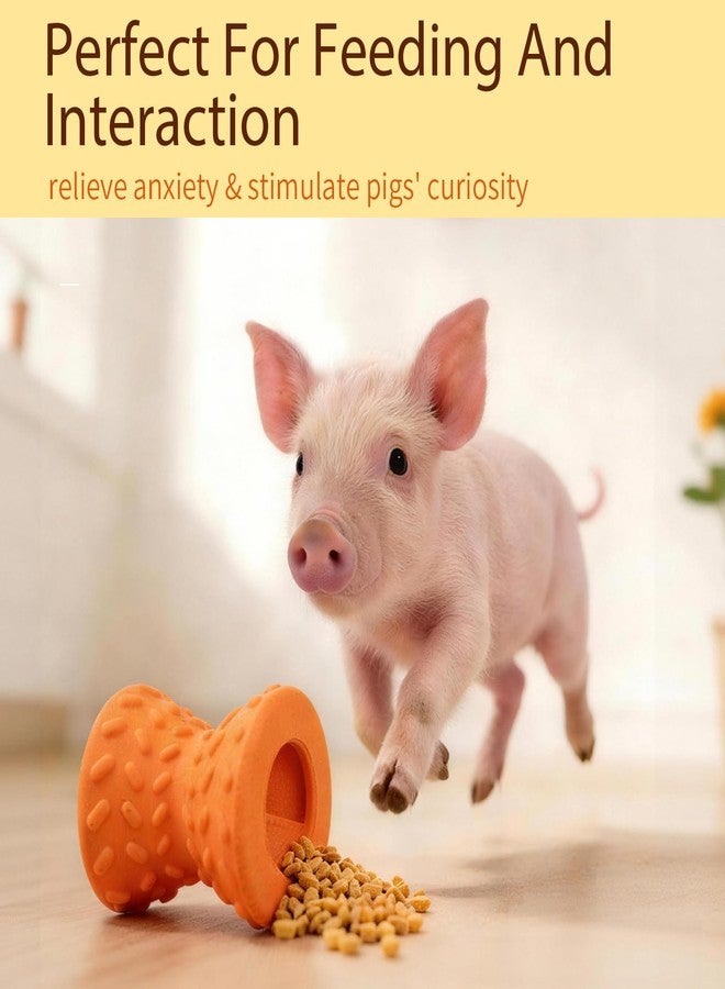 OOXYG Treat Dispensing Ball for Pigs, Pig Enrichment Toys Food Dispenser for Mini Pigs, Slow Feeder Training Toy Pet Interactive Foraging & Rooting Toys for Pigs to Play with - Image 5