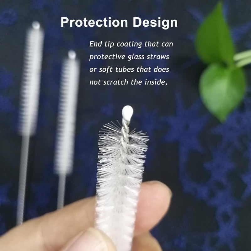 BEUICIRY Straw Cleaner Brush Extend 12 inch Extra Wide 12mm diam Pipe Cleaners Extra Long Straw Brush for Sippy Cup Water Bottle and Tubes Drinking Straw Cleaning Brush Set 10 Pack - Image 4