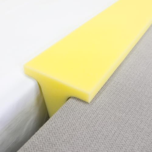 M Mute Touch Bed Filler for Headboard, Suitable for Gap 2-2.8" of King Queen Twin Bed, 78.7'' Long Wedge Sleeping Pillow, Foam Mattress Gap Filler - Image 2