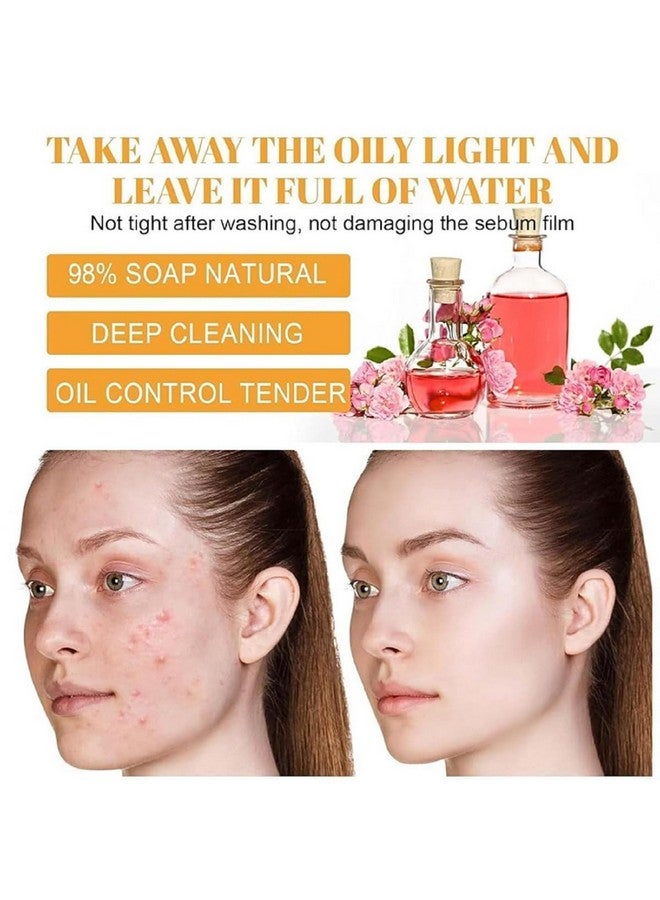 OUKPANE 2PcsTurmeric Facial Cleanser, Turmeric Foaming Facial Wash, For All Skin Deep Cleaning. - Image 5