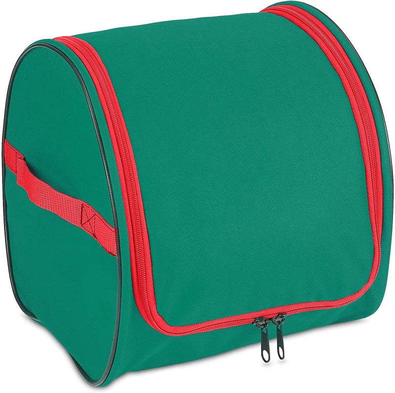 HOLDN’ STORAGE Premium Christmas Light Storage Bag – Heavy-Duty 600D Tear-Proof Material with Reinforced Handles – Includes 3 Reels, Stores up to 375 Ft of Mini Lights & Extension Cords – Green with PVC Lining - Image 4