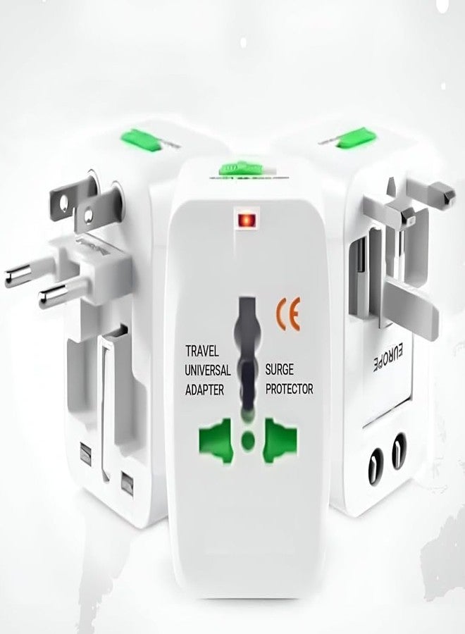 LIRABS® Universal Travel Adapter All in One | World Travel Adapter | International | Universal Travel Socket | Worldwide Plug Adapter for 150+ Countries - Image 1