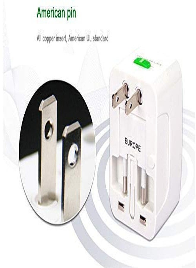 LIRABS® Universal Travel Adapter All in One | World Travel Adapter | International | Universal Travel Socket | Worldwide Plug Adapter for 150+ Countries - Image 4