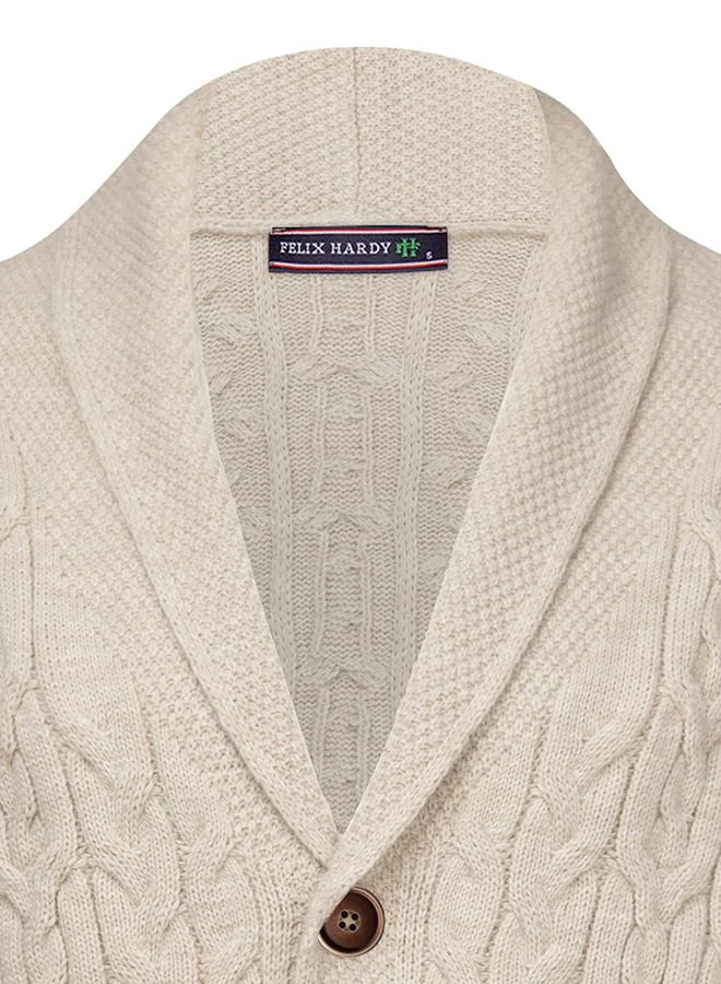 FELIX HARDY Buttoned Cardigan