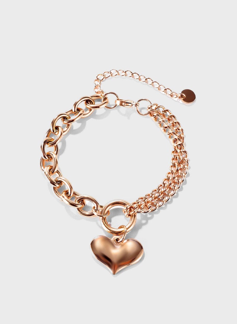 celovis Saint Heart Pendant Bracelet - Image 1