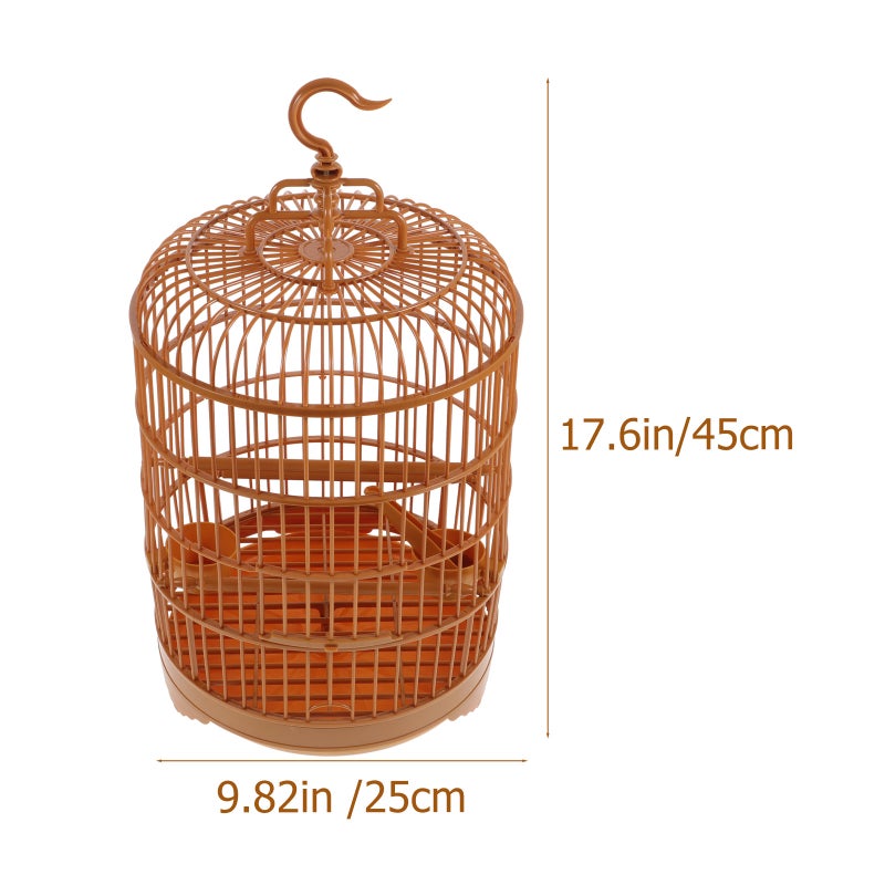 Pet Bird Cage for Parrot Keeping, Featuring Hanging Hook Standing Pole and Spacious Design - Image 2