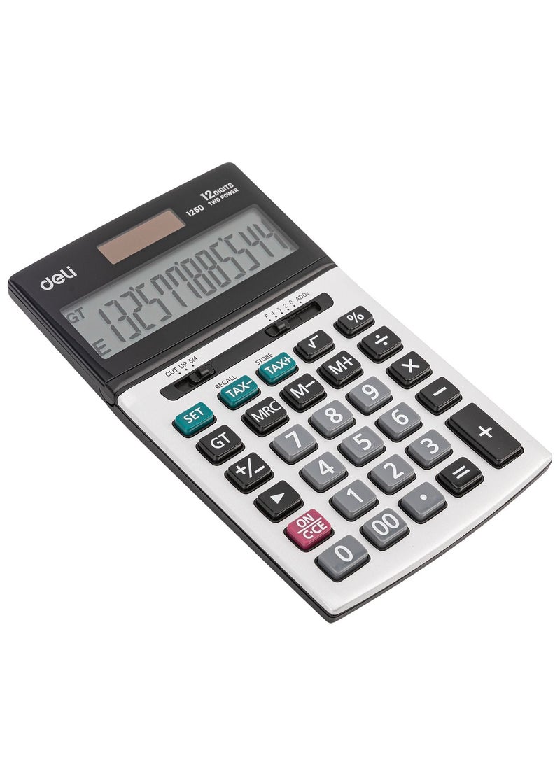 Deli - 12 Digits Display Calculator Wth Added Tax Function - Image 1