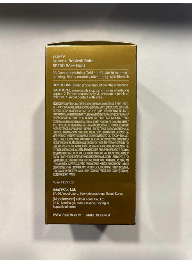 SKIN79 Gold BB Super Plus Beblesh Balm 40g 1 Pack - Image 4