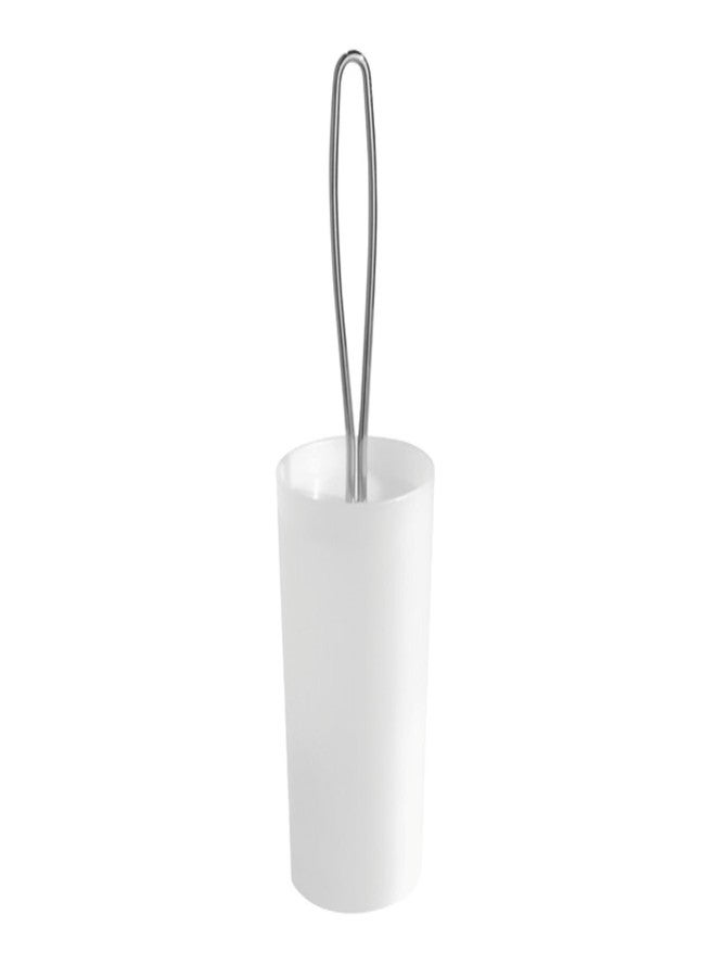 iDesign Toilet Brush and Holder for Bathroom - Clear - Image 1