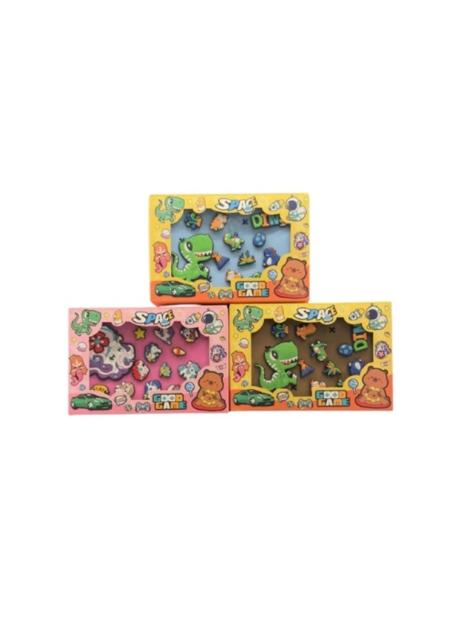 Moon Berry Crocs Style Pencil Case Silicone Shoe Design Pencil Pouch With Charms - Image 1