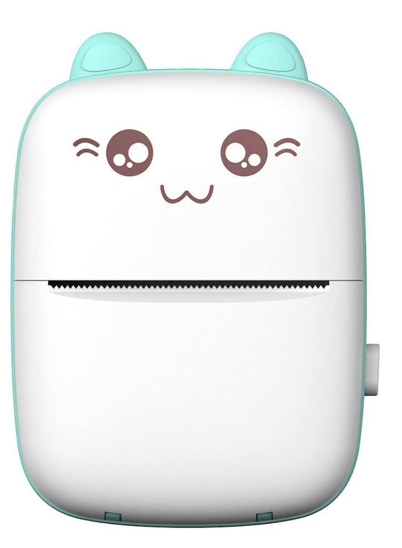 Gravity Portable Mini Pocket Printer BT Thermal Printer with Thermal Printing Paper USB Cable for Note Photo Web Document Printing - Image 1