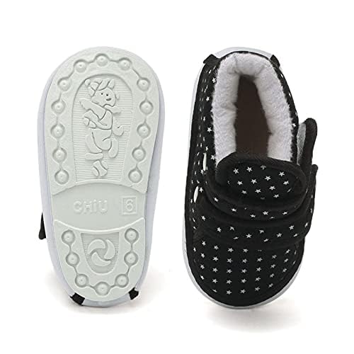 CHIU Unisex-Baby Baby's Black Modern Shoes (6-9 Months) - 6-9 Months - Image 5